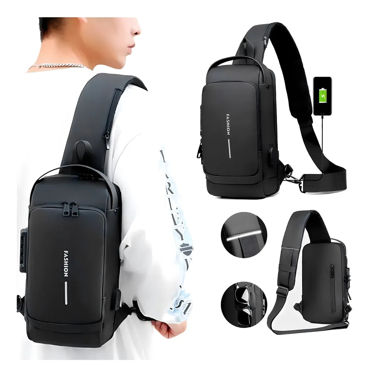 Dix Pro: La Bandolera Antirrobo Que Protege Tus Cosas y Tu Tranquilidad