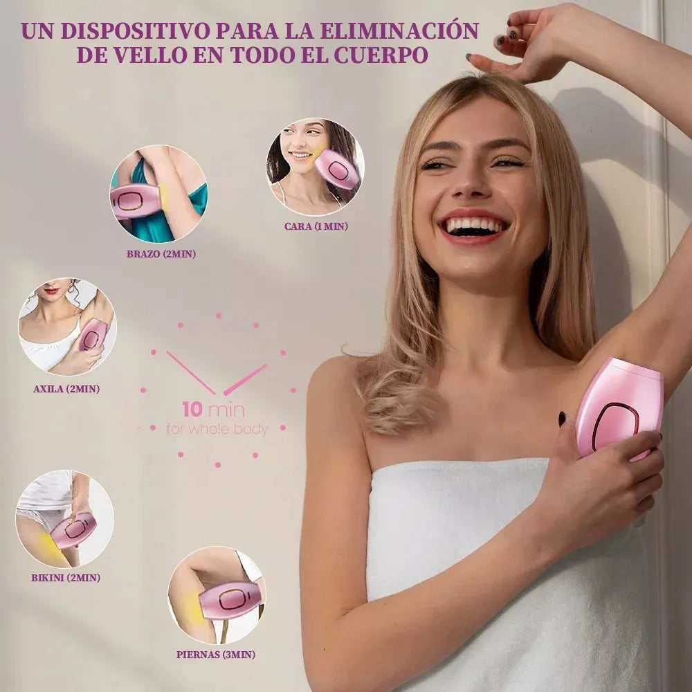 Depiladora Láser IPL Profesional Sin Dolor – Resultados Permanentes en Casa