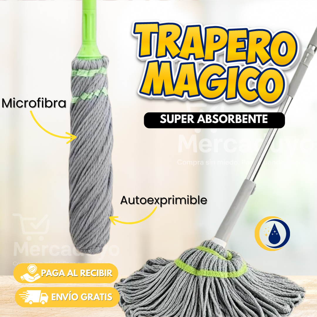 ProClean™ Trapero Giratorio de Microfibra Autoexprimible