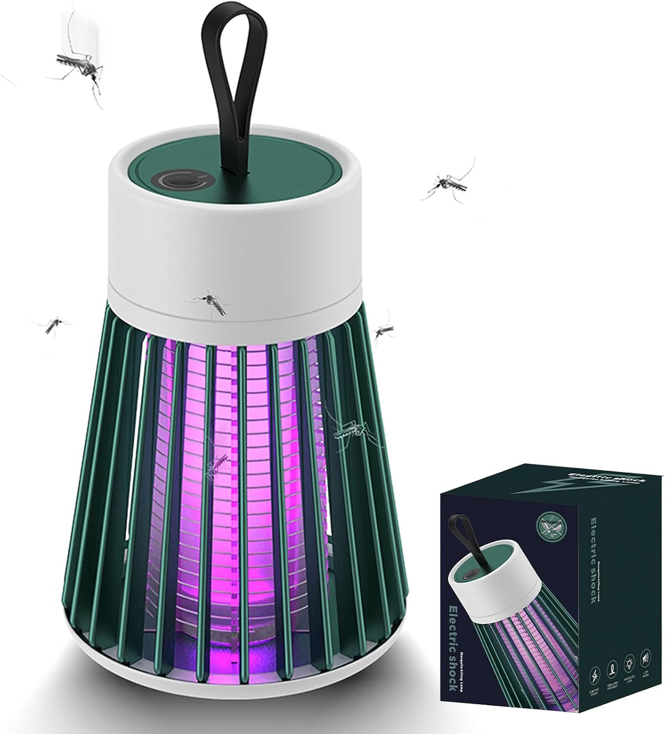 LUMINA PURE Lámpara anti-mosquitos con luz UV — silenciosa y segura